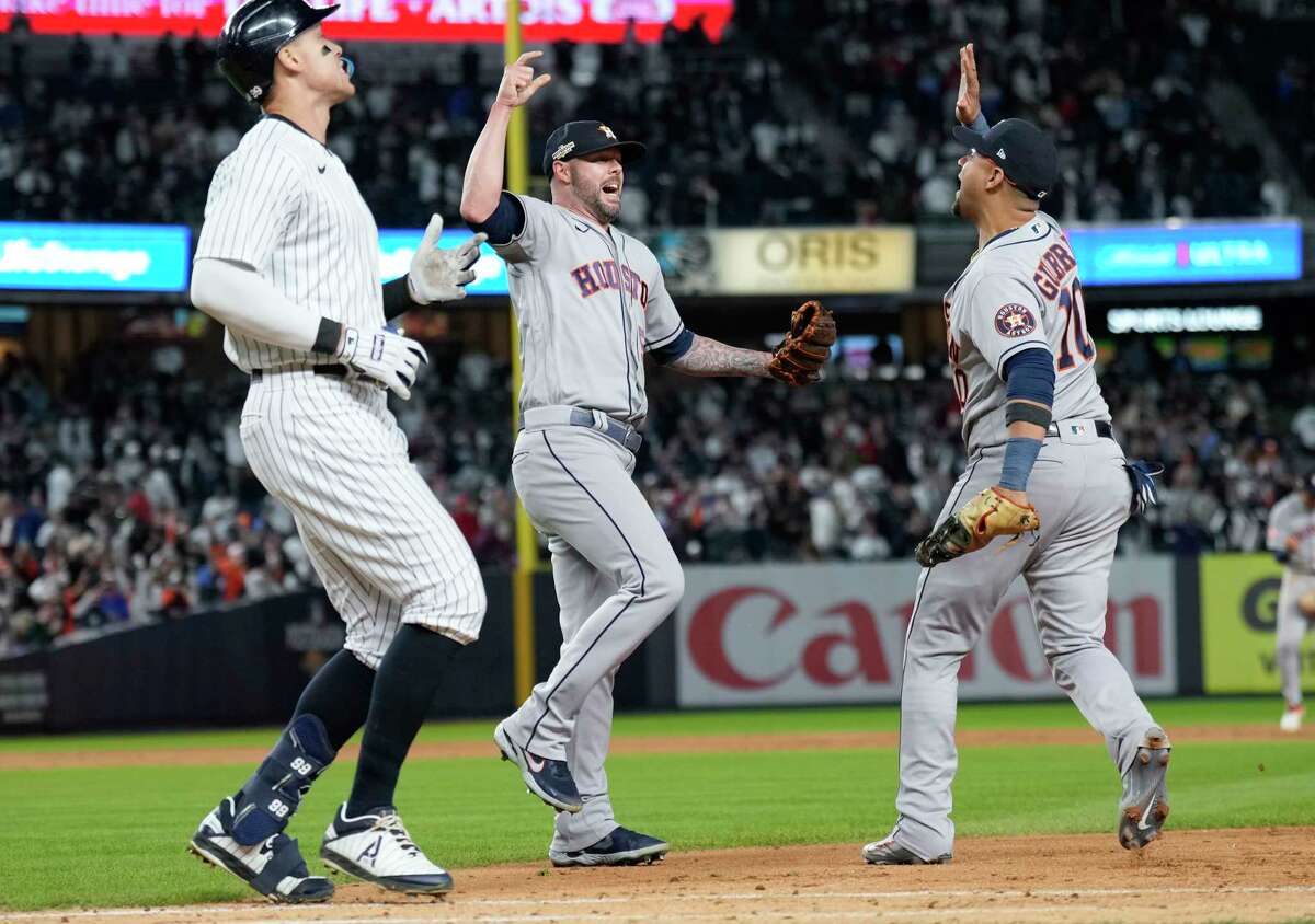 The Astros have celebrated plenty at the Yankees' expense in recent postseasons. It'll be interesting to see how much of that Houston dominance is chronicled in an upcoming ESPN documentary about the Yankees' history.