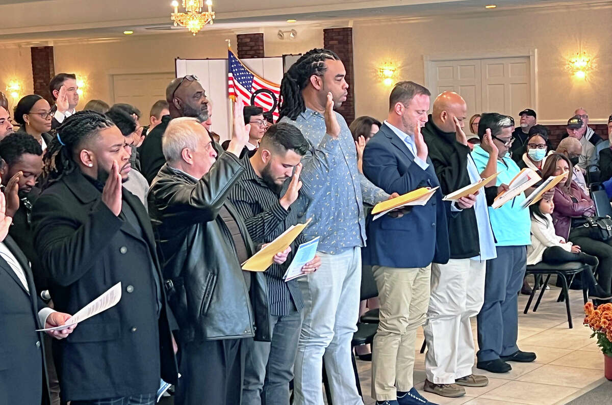 Sixty-eight individuals took the oath of U.S. citizenship during a naturalization ceremony Friday at the Middletown Elks Club. 