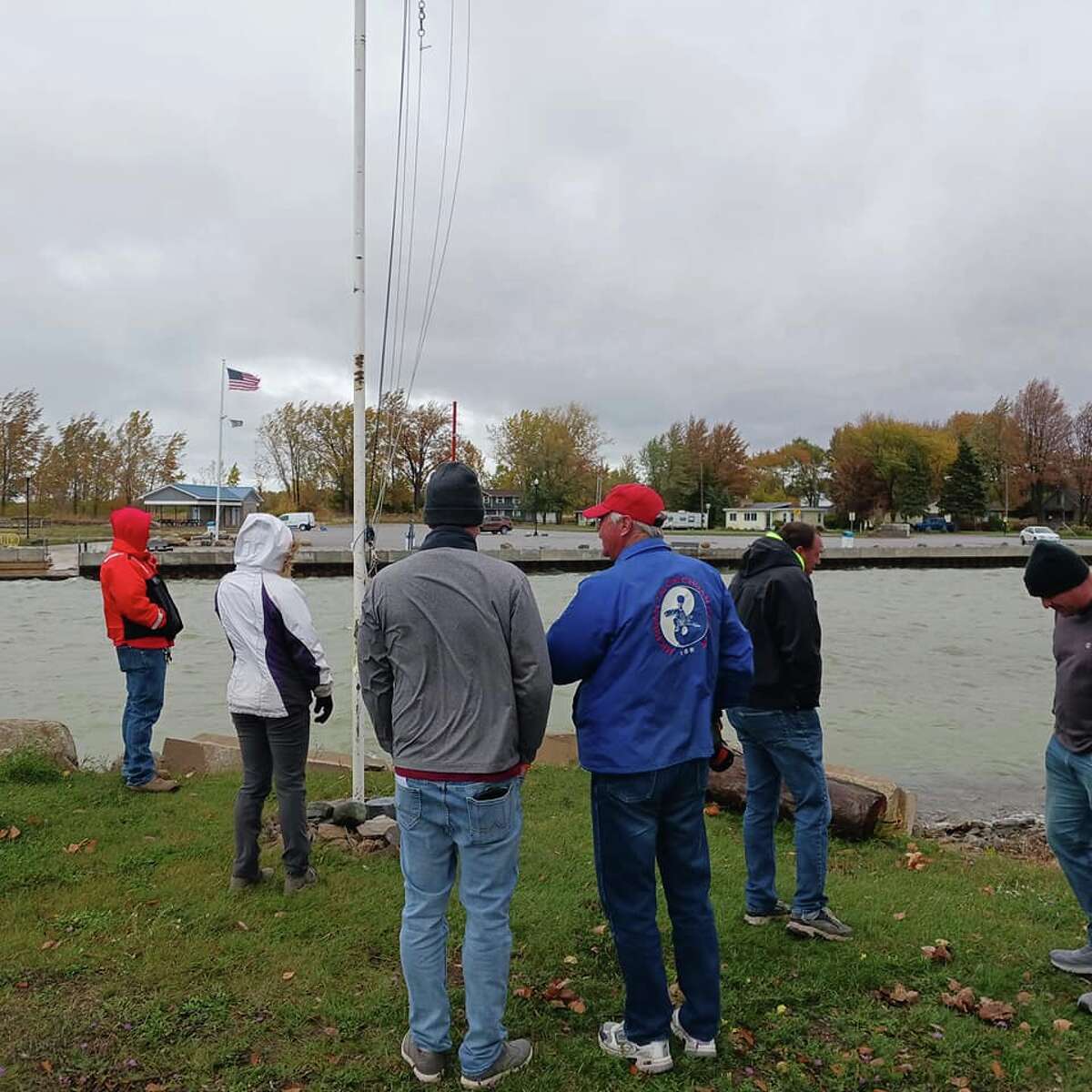 Members of the Army Corps of Engineers visited Caseville last week to examine the harbor in an attempt to figure out ways to make it safer. 