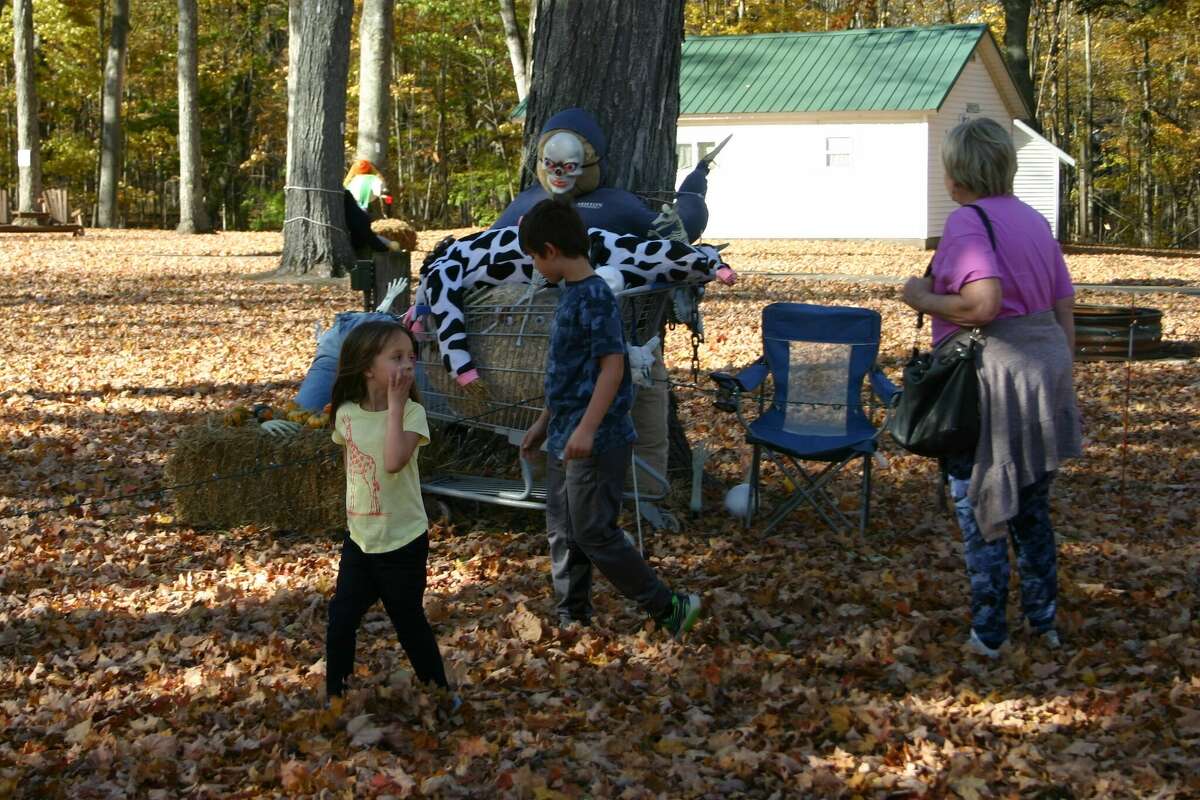 The first annual Camp Albright Fall Festival continued this weekend with a scarecrow contest, a haunted house, hay rides, a campfire and s'mores.
