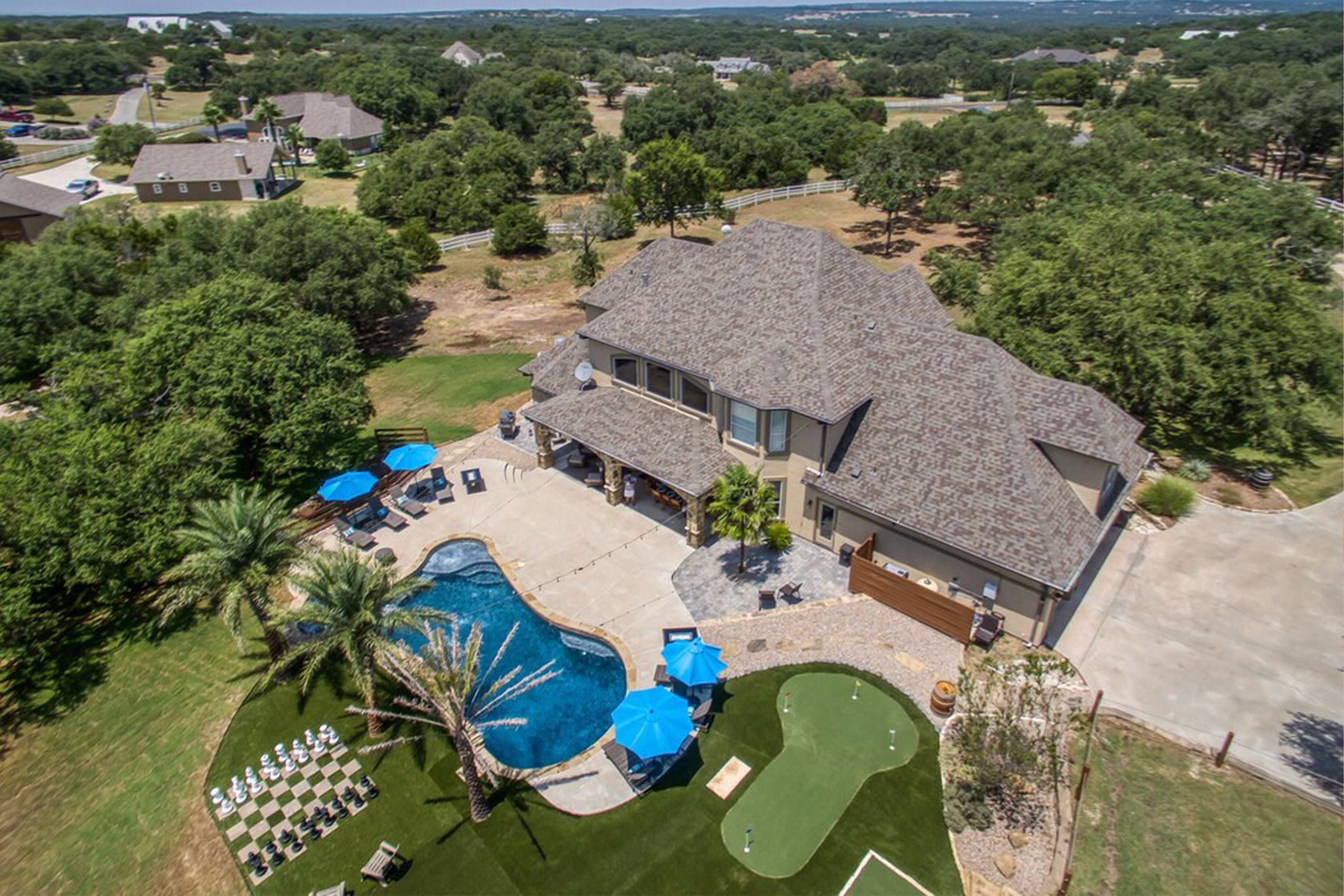 Dripping Springs ranch estate offers luxury living for large groups