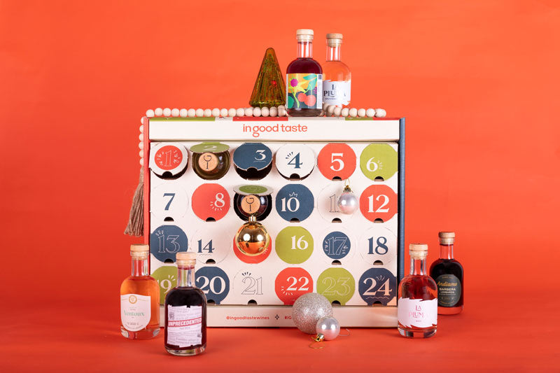 24 mini bottles of wine for the 24 days of Christmas? Count me in