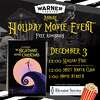 The Warner Theatre is presenting a screening of Tim Burton's Nightmare Before Christmas on Dec. 3. 