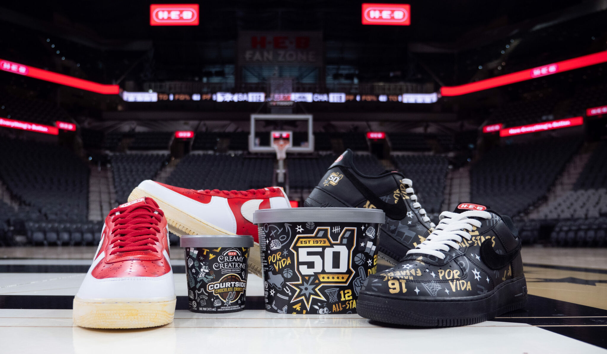 H-E-B celebrates Spurs with new ice cream flavor, sweepstakes