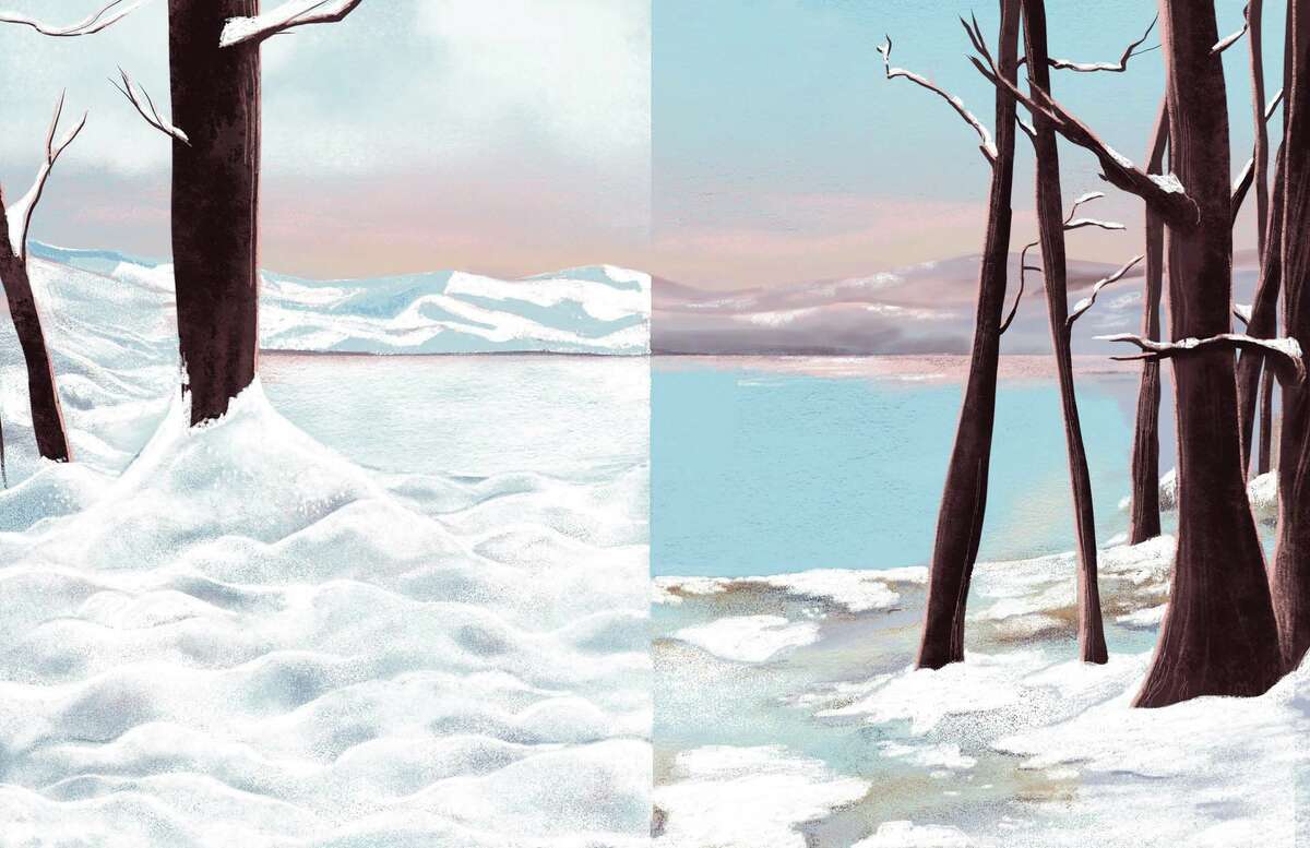 Winters of yore in Connecticut frequently were much colder with more snow.