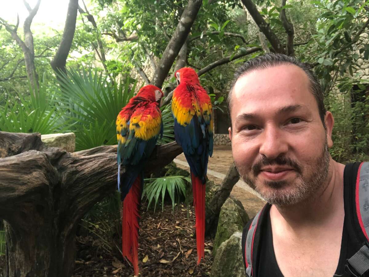 Eyvin Hernadez is pictured during a trip to Cancun, Mexico, in 2018. He is being “wrongfully detained” in Venezuela, according to the U.S. State Department.