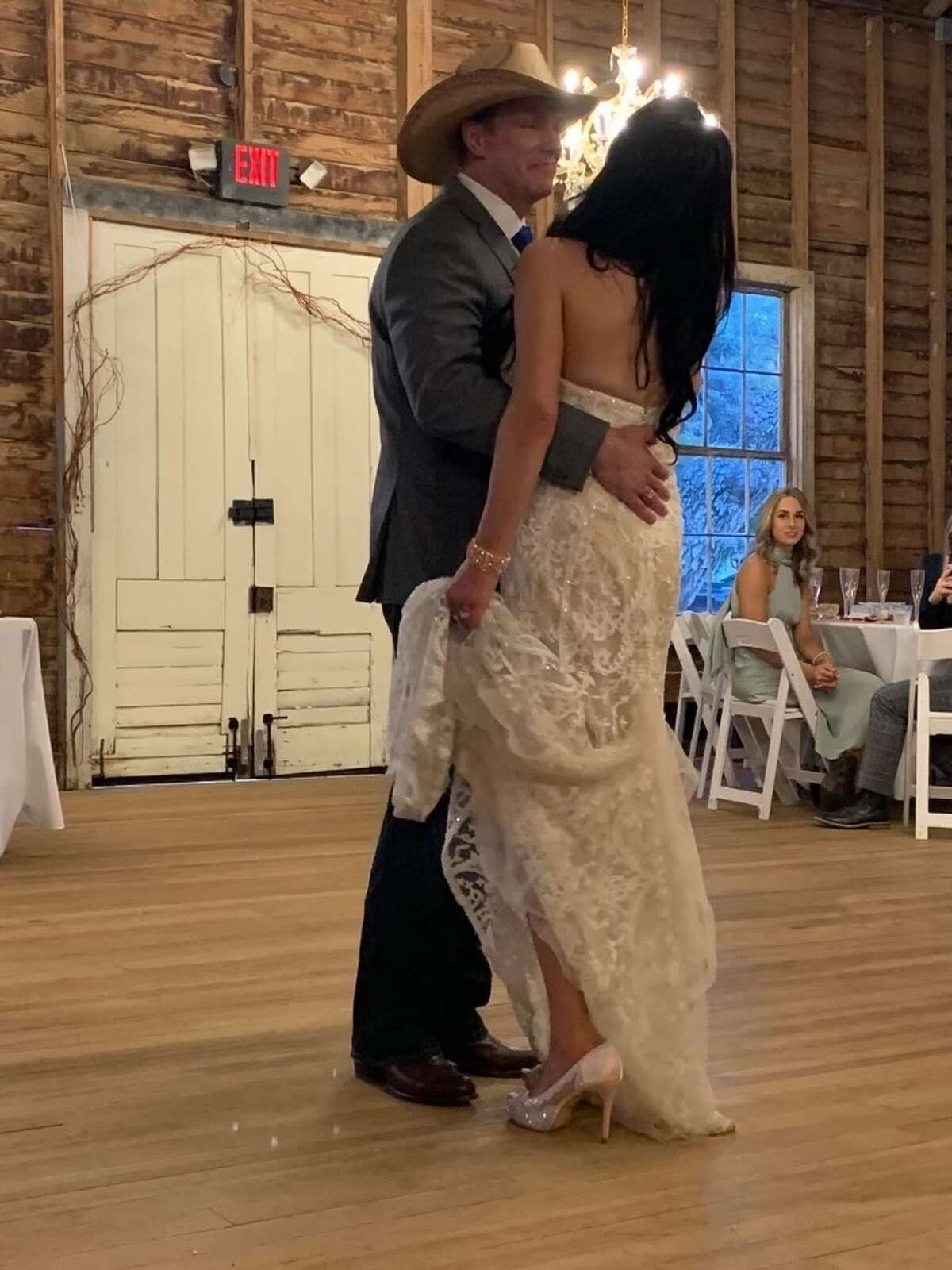News 4 Chief Meteorologist Chris Suchan marries his wife Amber in an intimate Hill Country wedding.