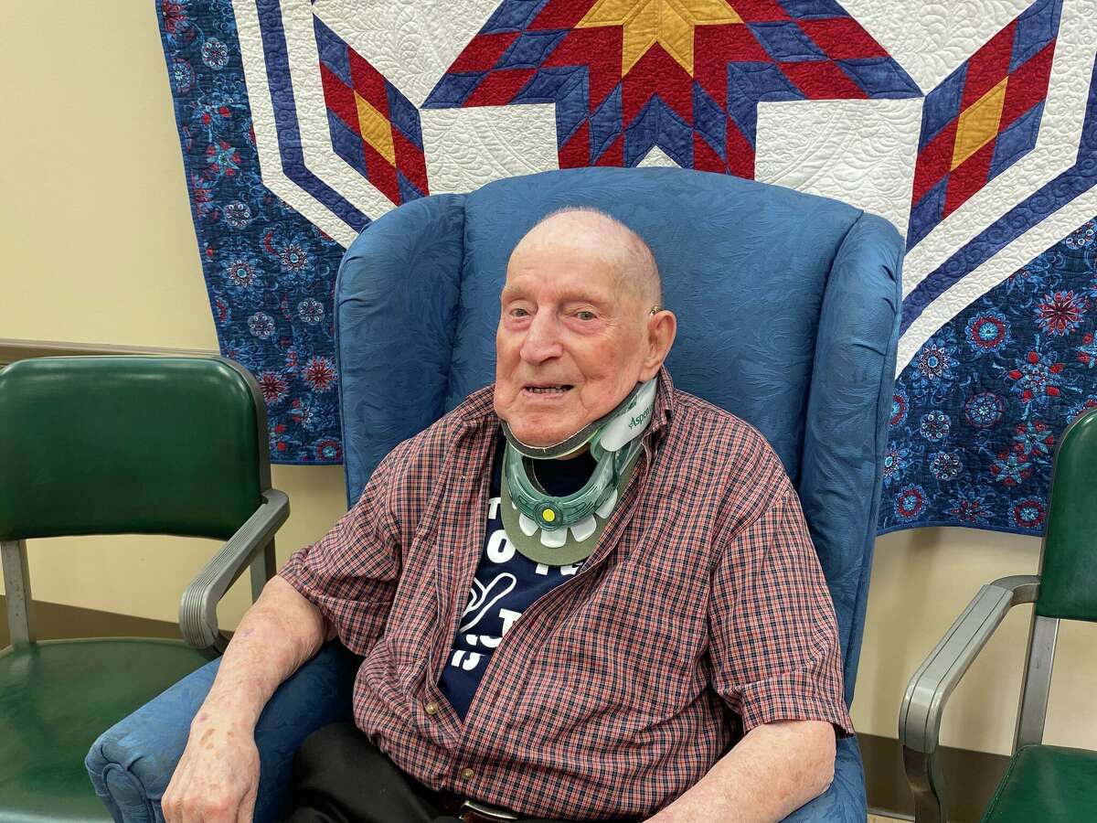 John Priest of Shepherd turned 100 years old on Oct. 21, 2022. He celebrated his birthday with family and friends on Oct. 22 at Greendale Township Hall.