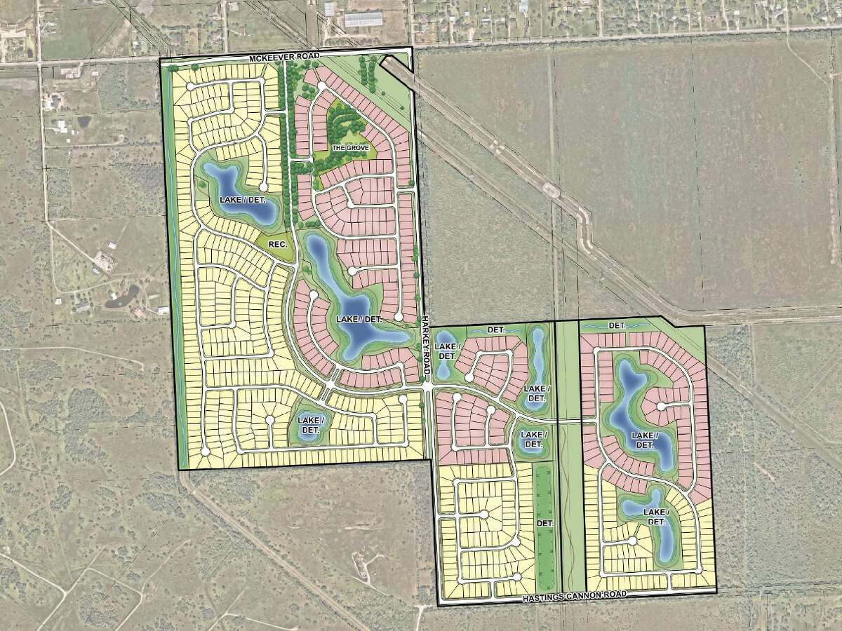 A tax increment reinvestment zone has been proposed for an area in southeast Pearland that would include this planned Massey Oaks master-planned community.