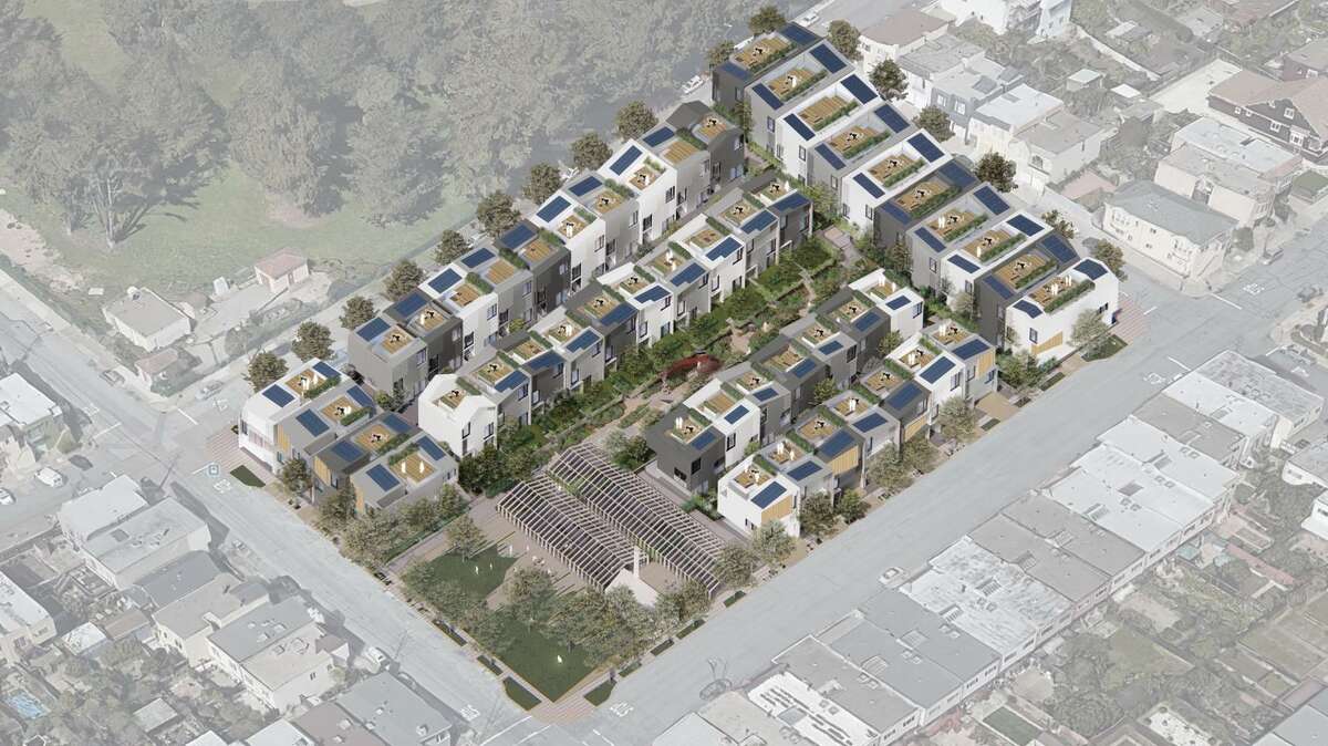 SF housing beats urban farming in Portola District bidding war. A rendering of the proposed 62-unit development at 770 Woolsey St.. in San Francisco.