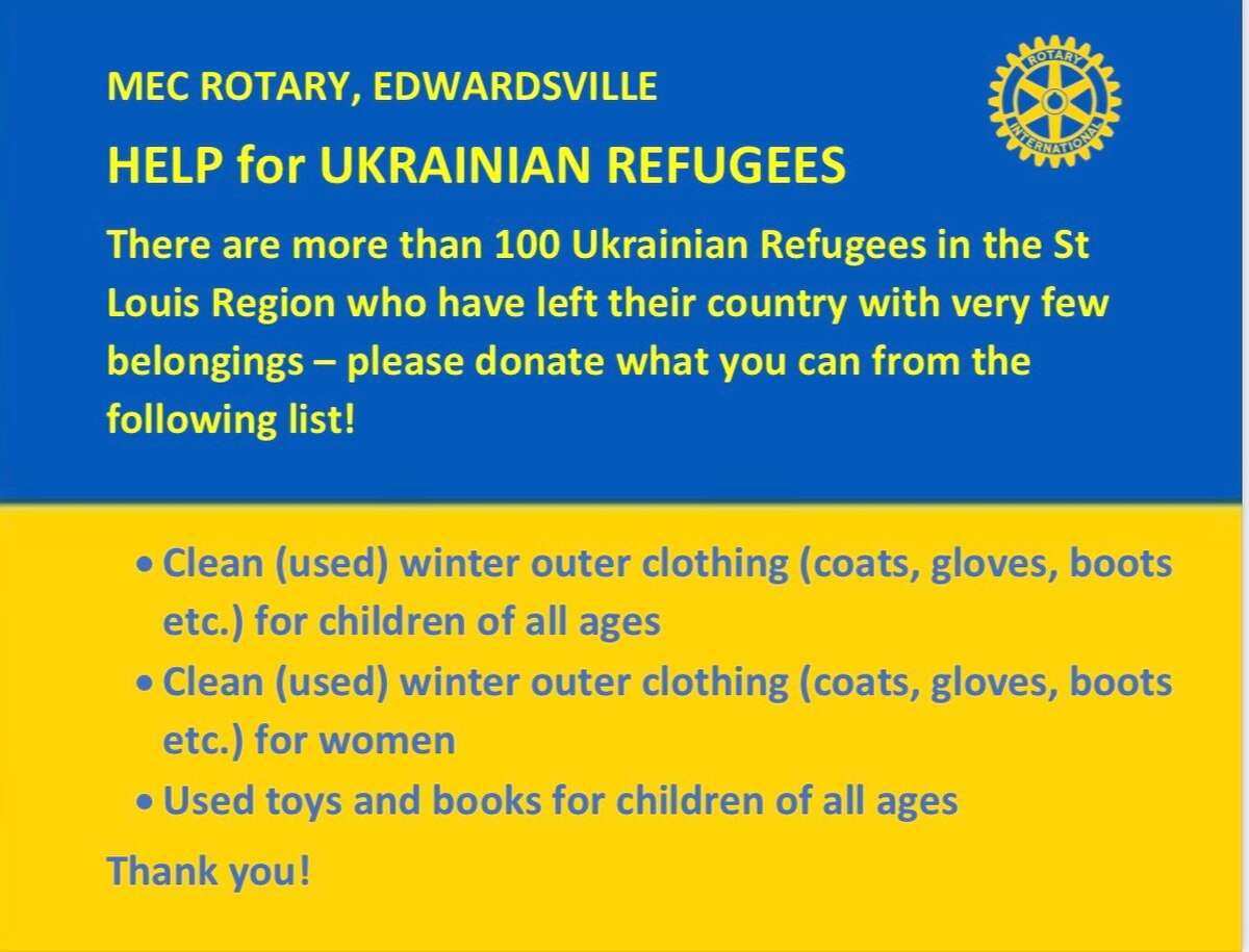 MEC Rotary help for Ukrainian refugees