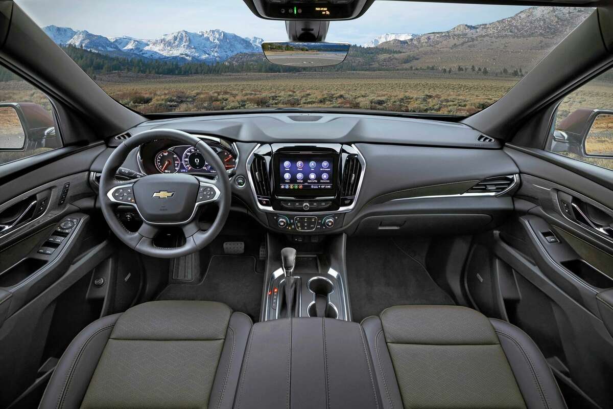 The Chevrolet Traverse High Country comes with seating for up to seven, including dual captain's chairs in the middle row, and a three-person bench seat in the third row.