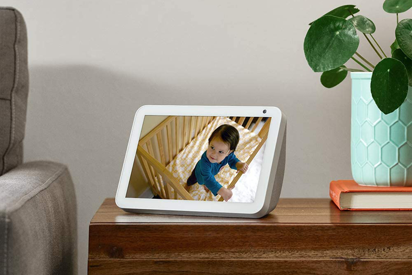 Transform your living space into a smart home with this half-off Echo Show 8