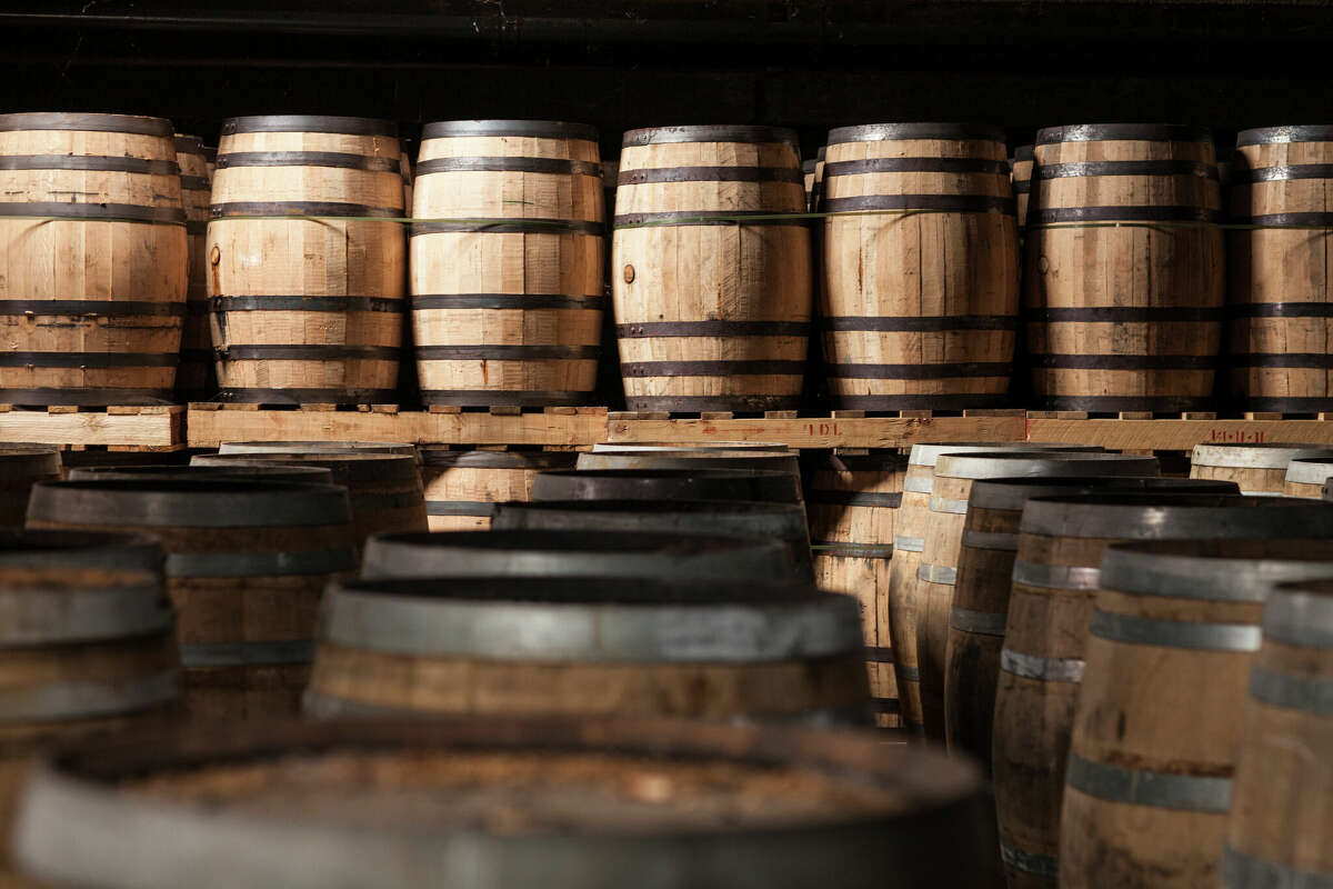 Barrels of whiskey.