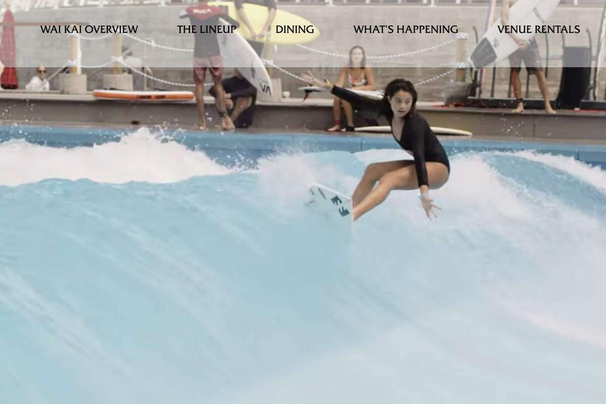 Surfers can practice year-round at the Wai Kai Wave Pool.  It would be filled with potable drinking water, which has led to protests from local residents.