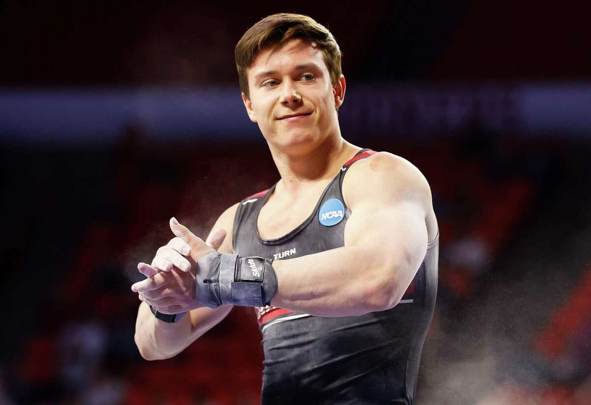 At the Paris World Challenge Cup in September, Stanford’s Brody Malone won gold on horizontal bar and silver on parallel bars.