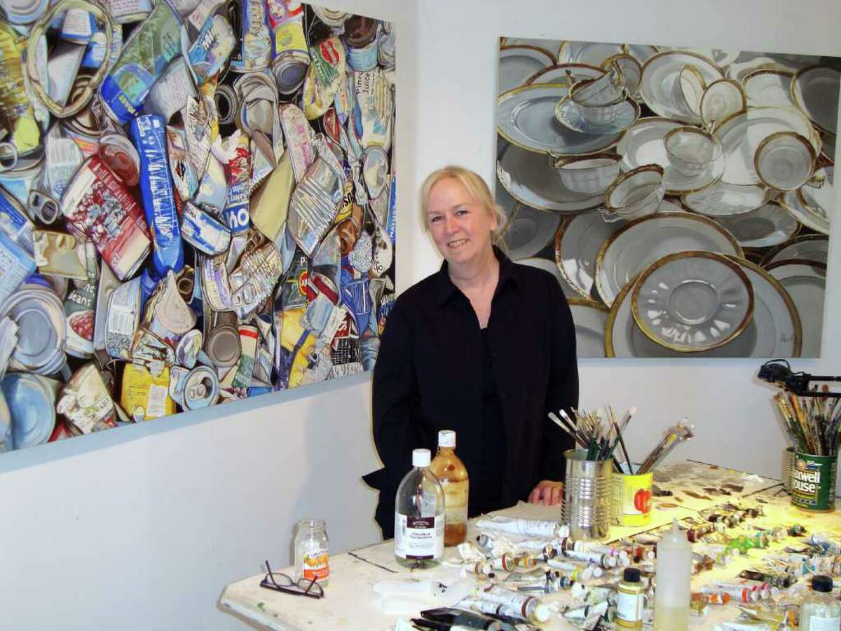 Leslie Parke in her studio.