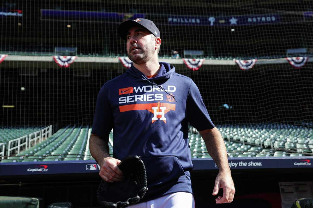 Justin Verlander and the Astros will face the Phillies in Game 1 of the World Series at 5 p.m. Friday. ( Channel 2Channel 40)
