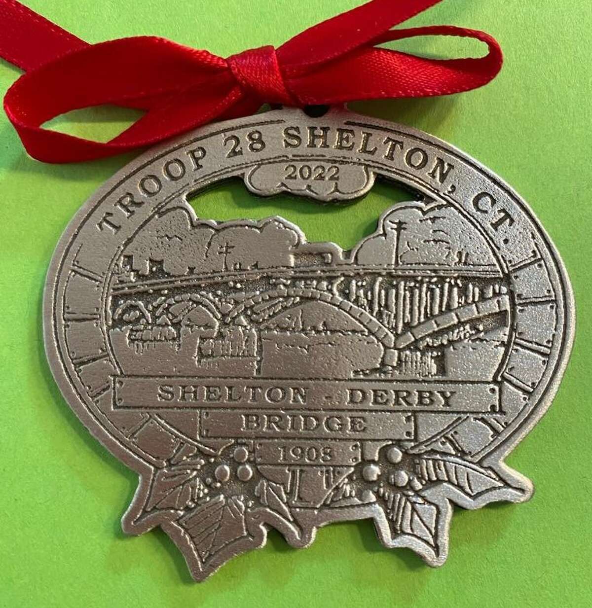 Shelton Scout Troop 28 has unveiled its 2022 Christmas ornament, which will be available for purchase at various schools on Election Day, Nov. 8, 2022.