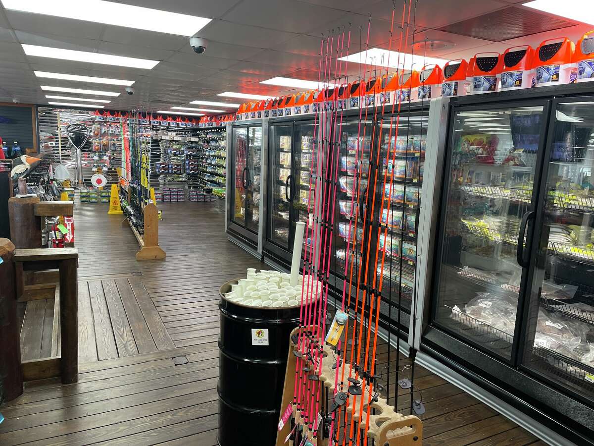 As you wind your way down the coast, fishing gear takes up more and more space in Buc-ee's stores.