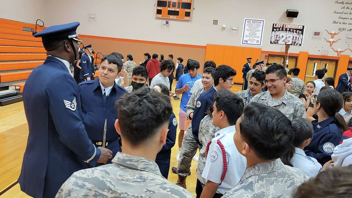 U.S. Air Force Honor Guard Drill Team Visits Laredo, Performs At United ...