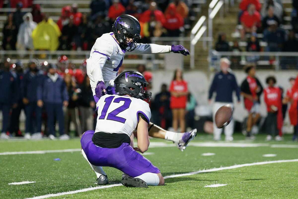 Fulshear's Joey Mahoney isn't called on for extra points, but has kicked three game-winning field goals for the Chargers this season.