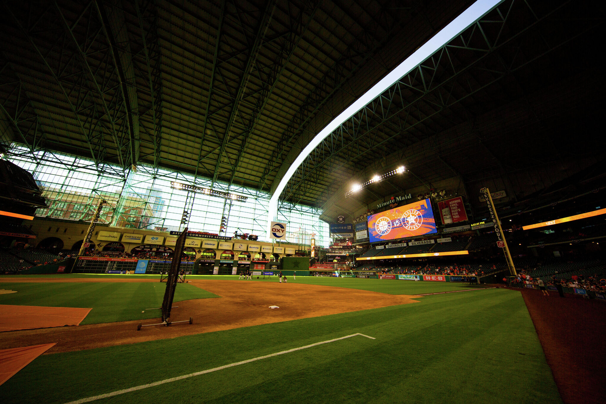 Unsigned Houston Astros Fanatics Authentic Minute Maid Park Closed Roof  Stadium Photograph