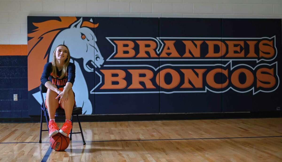 Rian Forestier, basketball standout of Brandeis High School in San Antonio.