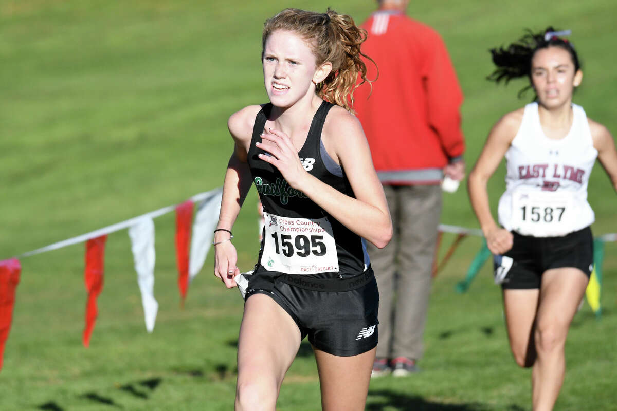 CIAC state cross country championships at Wickham Park.