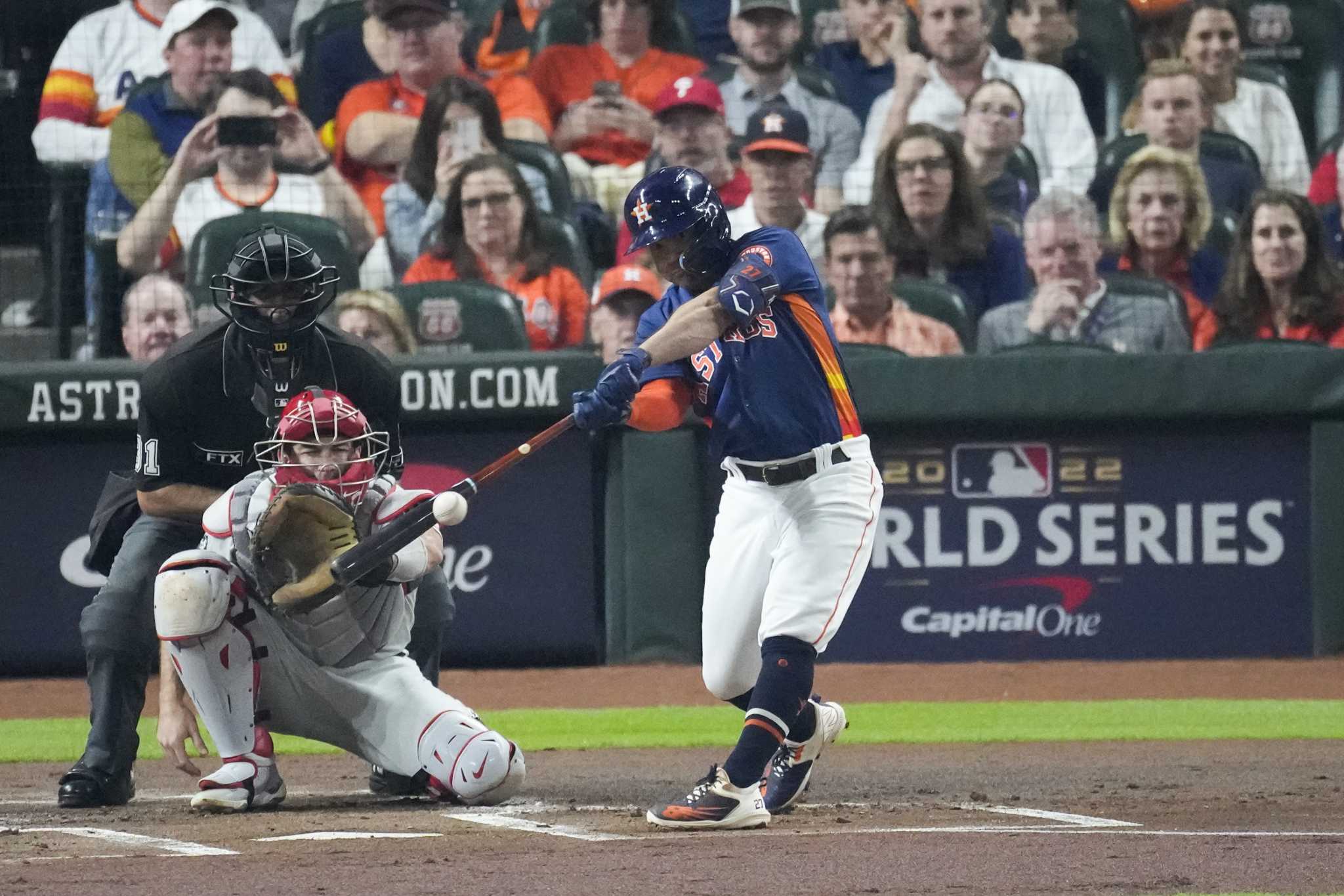 World Series Game 2 Jose Altuve, Yordan Alvarez lead Astros