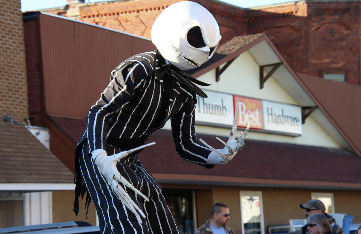 Families descended on downtown Elkton Saturday evening for the annual Trunk or Treat event. Jack Skellington of "The Nightmare Before Christmas" posed for photos as he loomed over the candy-seeking crowds.