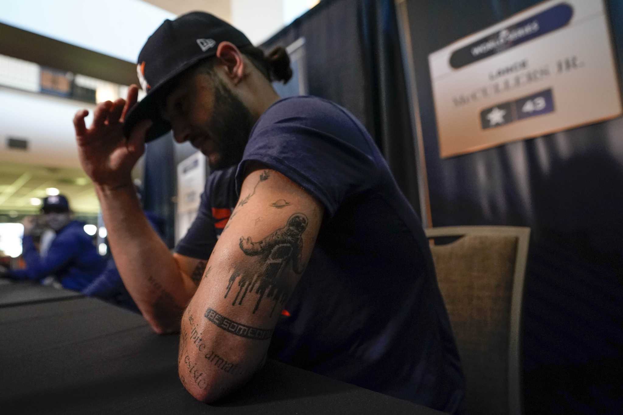 MLB rumors: The bizarre way Astros' Jose Altuve proved to reporters his  'terrible' tattoo is real 