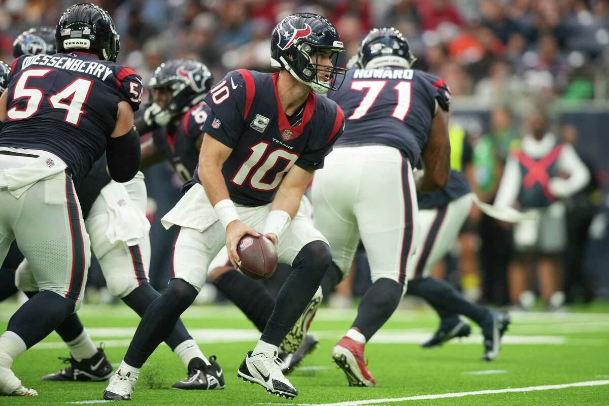 Houston Texans Cheerleader during the NFL Football Game between the  Tennessee Titans and the Houston Texans on Sunday, October 30, 2022, at NRG  Park in Houston, Texas. The Titans defeated the Texans