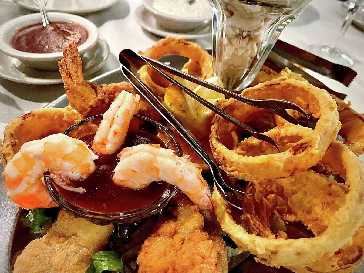 The seafood platter at Segari's restaurant