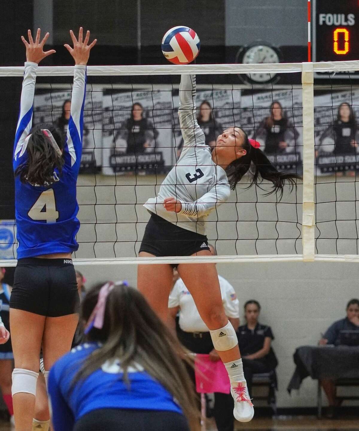Sierra Sanchez and the United South Lady Panthers take on San Antonio Harlan to open postseason play Tuesday.