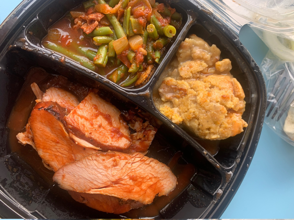 Bill Miller BarBQ turkey plate returns for Thanksgiving