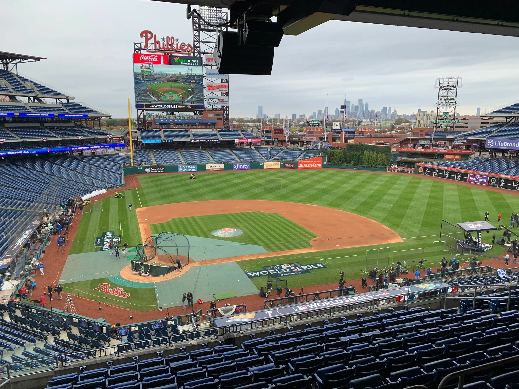 Fan information for World Series Game 3 at Citizens Bank Park