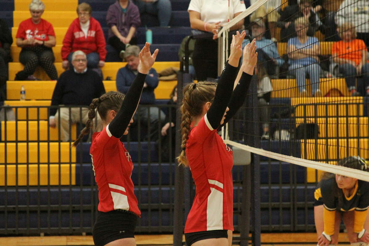 Benzie Central volleyball defeated Manistee during the district semifinals on Monday night. 