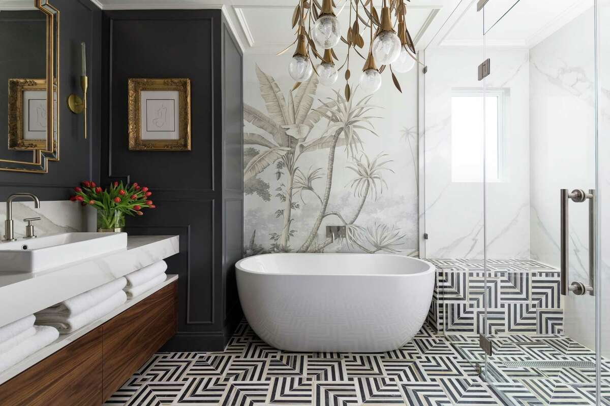 Designer Veronica Solomon said that many clients want more luxurious bathroom finishes for a spa-like experience. 