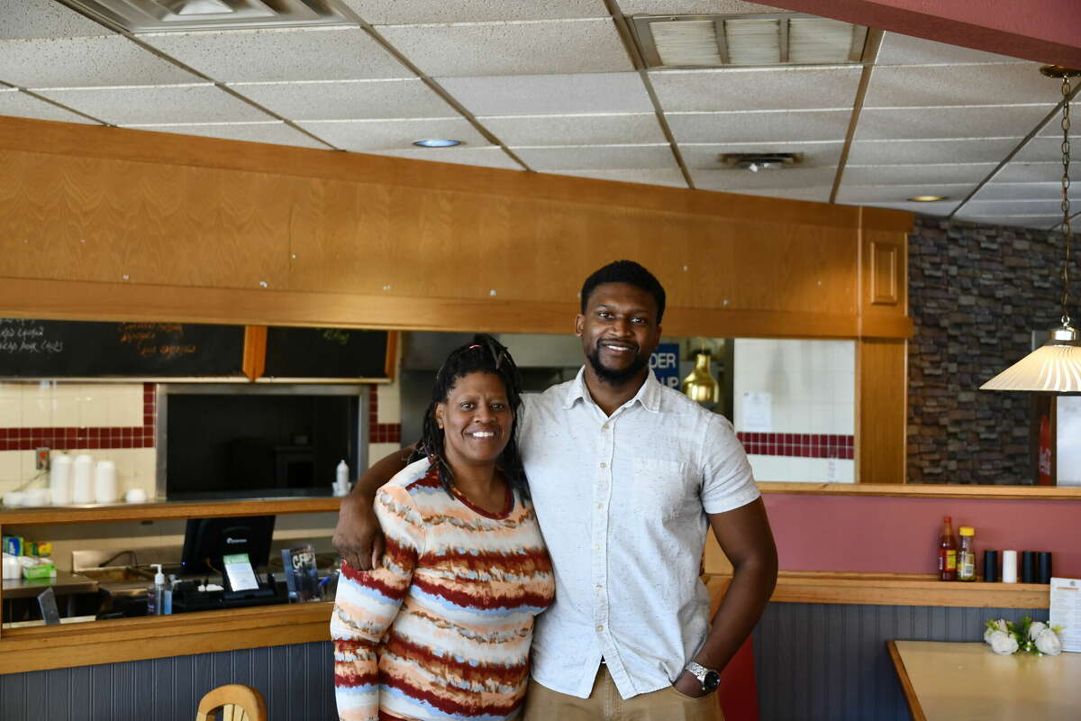 Mother and son co-owners, Angelia Govan and Isaac Brown. 