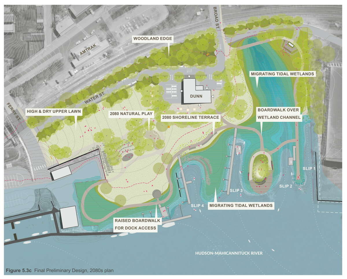 The final design for Henry Hudson Waterfront Park in Hudson, N.Y.