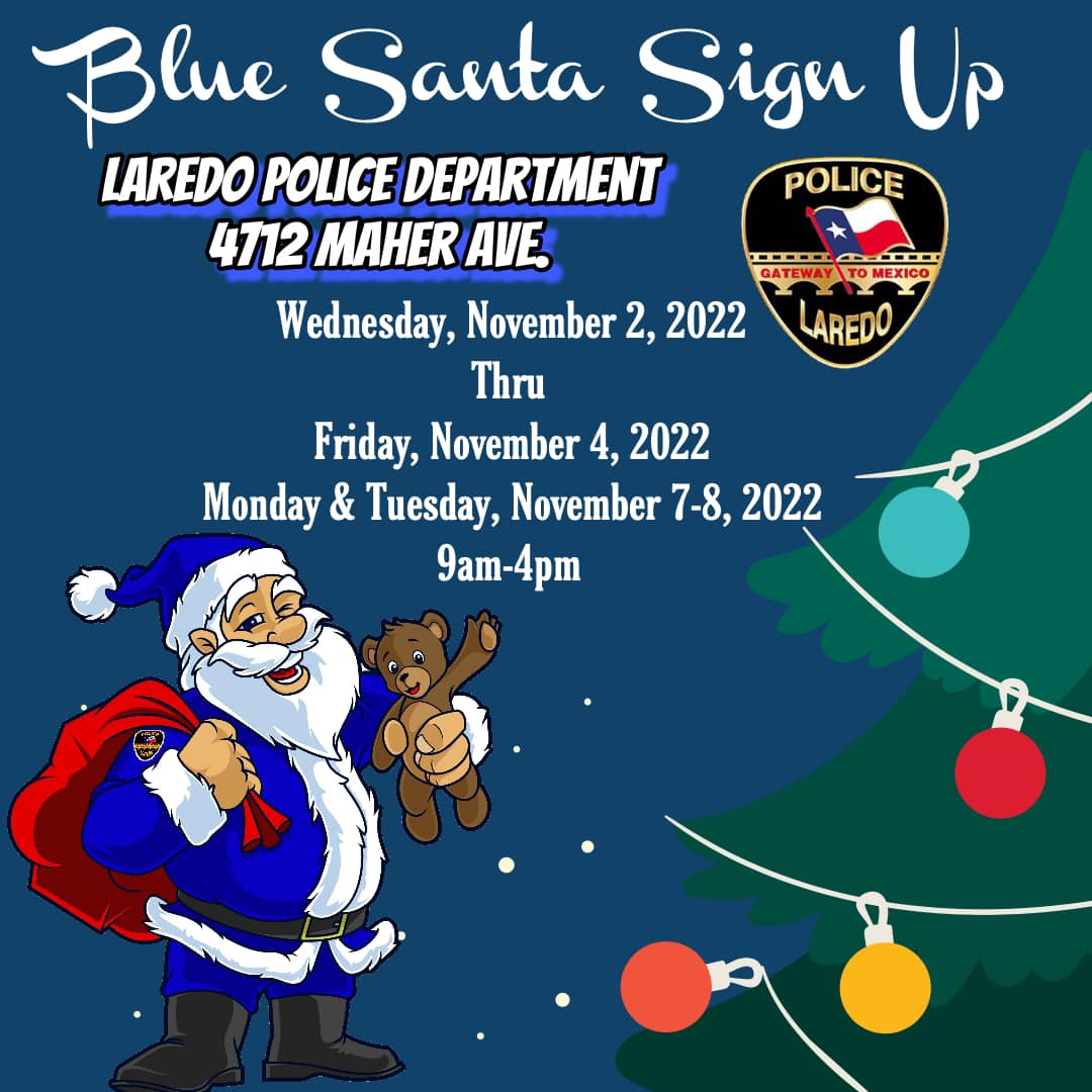 Blue Santa registration starts Nov. 2