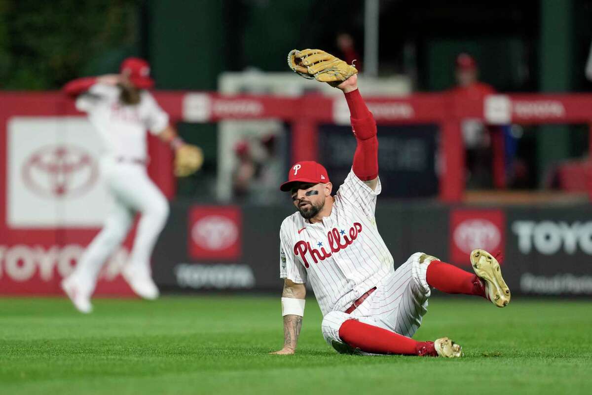 Nick Castellanos' catch saves World Series Game 1