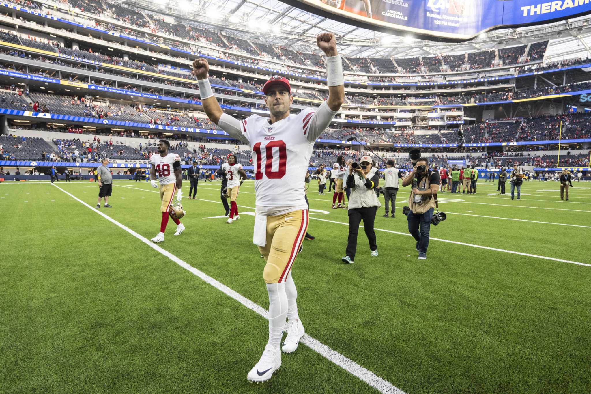 49ers Game Review Jimmy Garoppolo s Finish Had Echoes Of Joe Montana