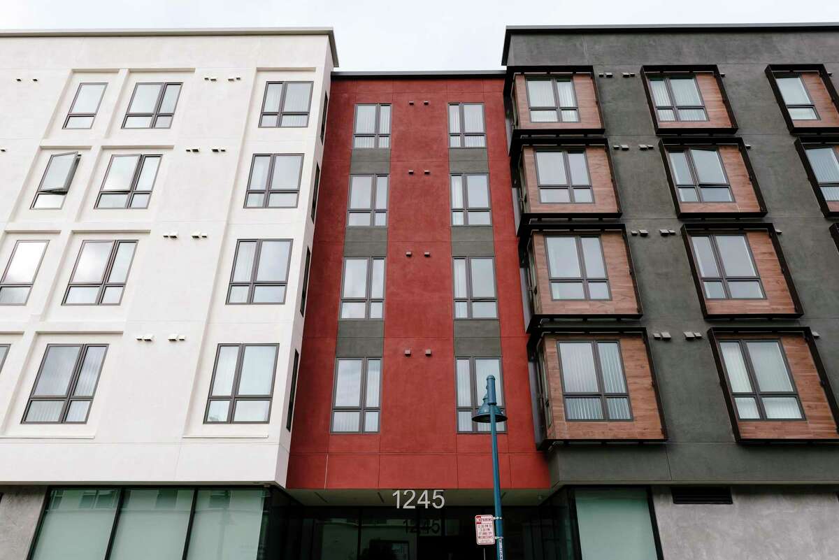 Oakland could join a handful cities in the state to create a new tax district that would fund affordable housing like the Satellite Affordable Housing Associates development.