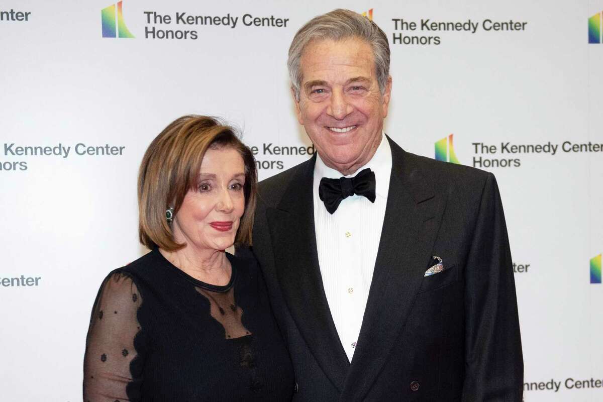 Speaker of the House Nancy Pelosi, D-Calif., and her husband, Paul Pelosi in 2019. Paul Pelosi was recently attacked by a man seeking to kidnap and harm Nancy Pelosi. Calling and condemning political violence by its name, whatever the motive, shouldn’t be difficult.