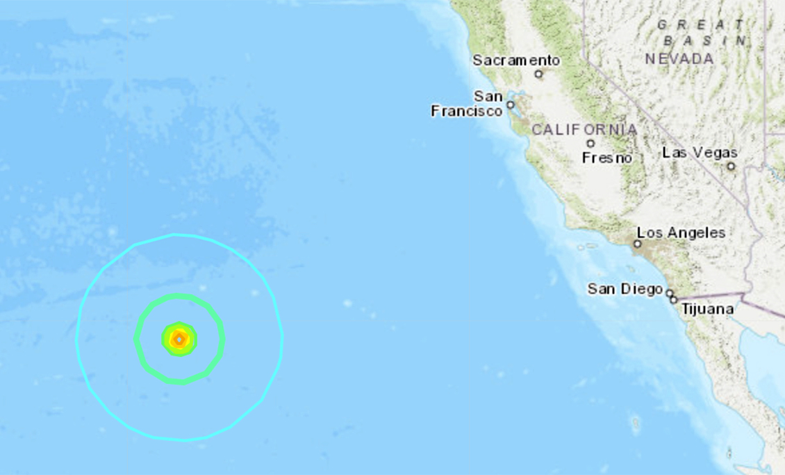 Magnitude 6.0 earthquake strikes off California coast