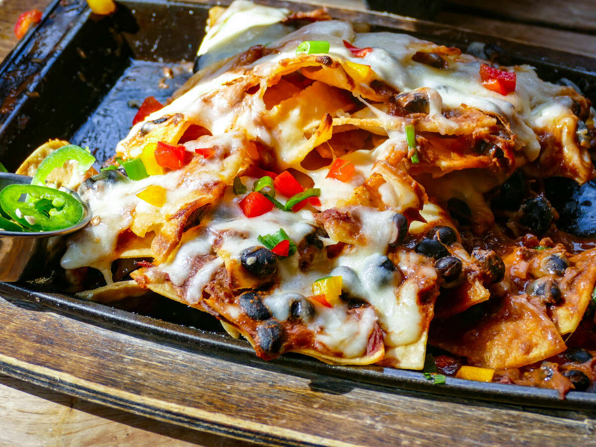 Nachos at Geronimo Tequila Bar and Southwest Grill