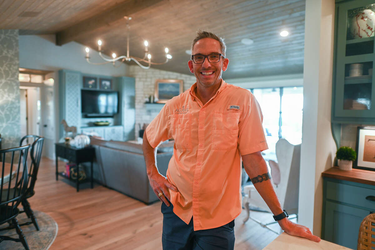 Tyler O'Brien is owner of Fredericksburg-based Agave Custom Homes. He recently rebuilt and renovated a new house just south of Fredericksburg where he now lives -- until he sells it, that is.