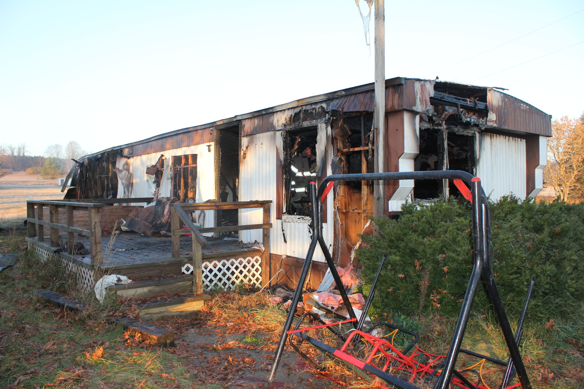Police investigating suspicious trailer fire in Mecosta County